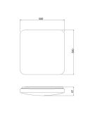 Plafón de techo LED Quatro II 6242-6245| LeonLeds Iluminación