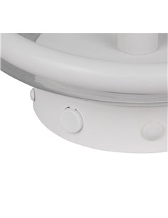 Aplique LED TARSIA blanco mate 11W 4000K 1500lm Ø21,5cm regulable switch IP20 2