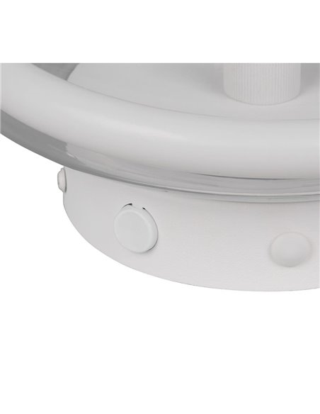 Aplique LED TARSIA branco fosco 11W 4000K 1500lm Ø21,5cm interruptor regulável IP20