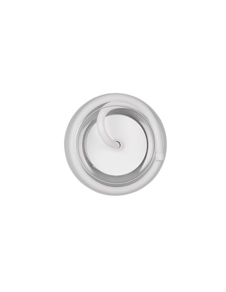 Aplique LED TARSIA blanco mate 11W 4000K 1500lm Ø21,5cm regulable switch IP20