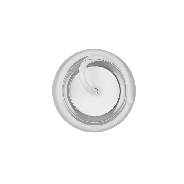 Aplique LED TARSIA blanco mate 11W 4000K 1500lm Ø21,5cm regulable switch IP20