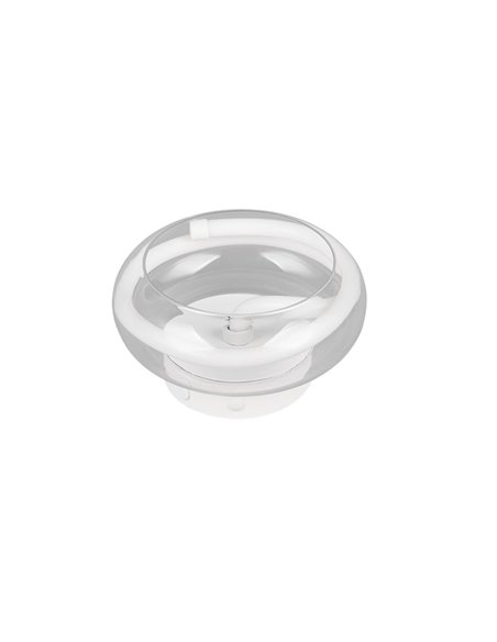 Aplique LED TARSIA blanco mate 11W 4000K 1500lm Ø21,5cm regulable switch IP20