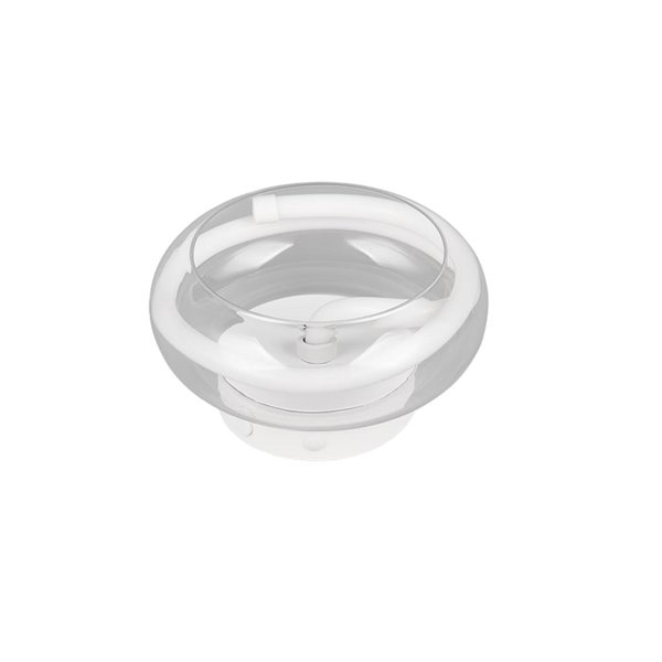 Aplique LED TARSIA blanco mate 11W 4000K 1500lm Ø21,5cm regulable switch IP20