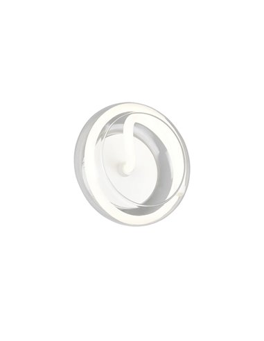 Aplique LED TARSIA blanco mate 11W 4000K 1500lm Ø21,5cm regulable switch IP20