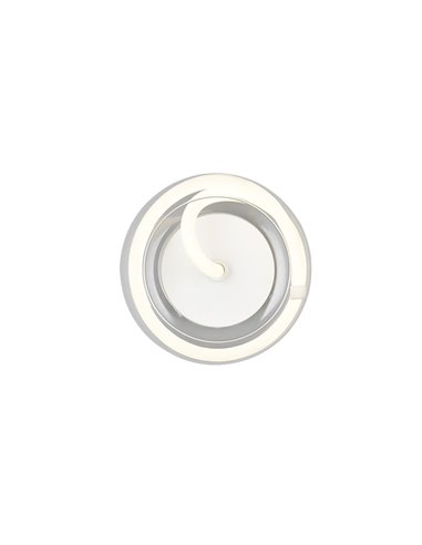 Aplique LED TARSIA branco fosco 11W 4000K 1500lm Ø21,5cm interruptor regulável IP20