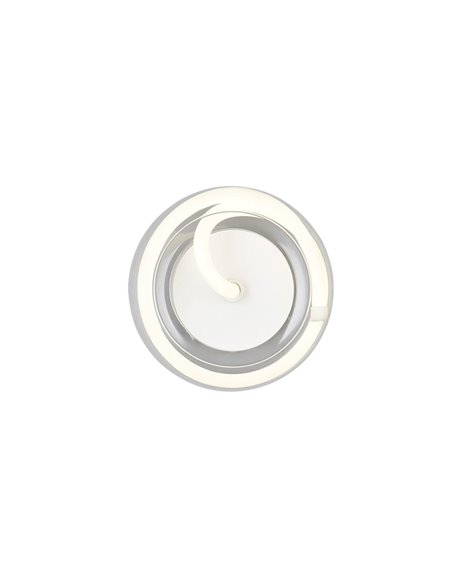 Applique LED TARSIA blanc mat 11W 4000K 1500lm Ø21,5cm interrupteur réglable IP20