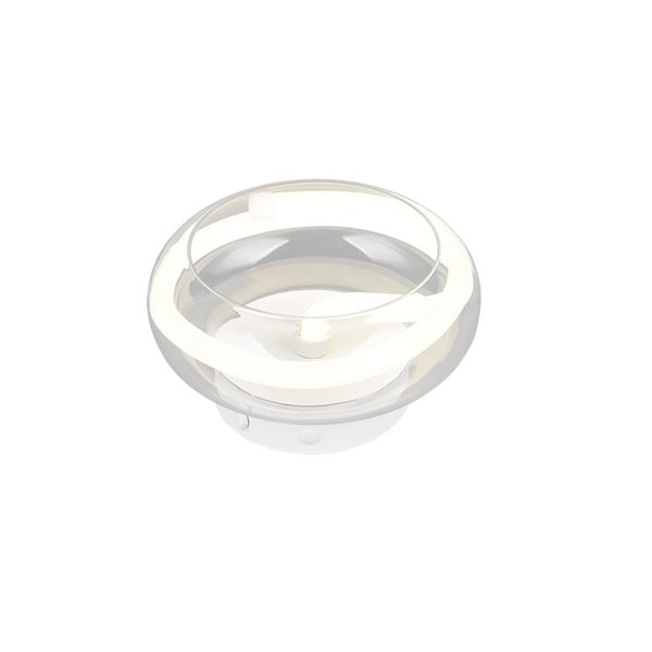 Aplique LED TARSIA blanco mate 11W 4000K 1500lm Ø21,5cm regulable switch IP20