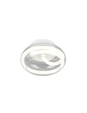 Aplique LED TARSIA blanco mate 11W 4000K 1500lm Ø21,5cm regulable switch IP20