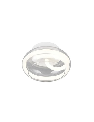 Aplique LED TARSIA blanco mate 11W 4000K 1500lm Ø21,5cm regulable switch IP20