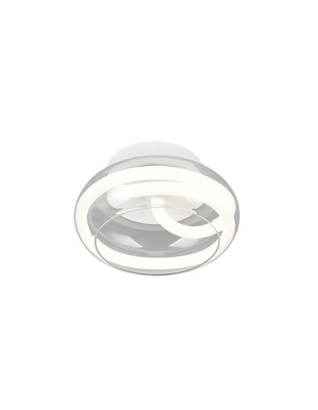 Aplique LED TARSIA blanco mate 11W 4000K 1500lm Ø21,5cm regulable switch IP20