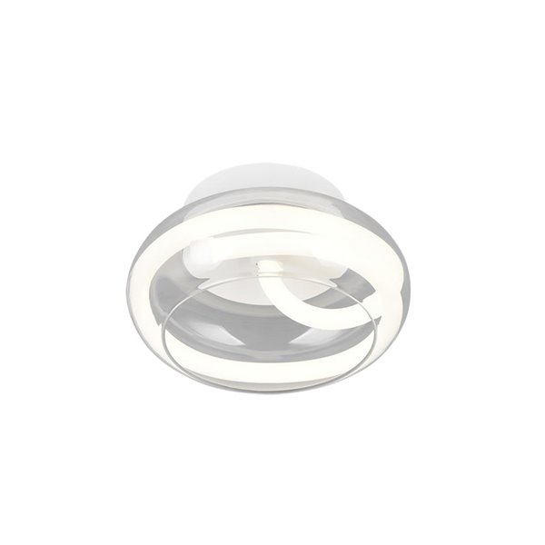 Aplique LED TARSIA blanco mate 11W 4000K 1500lm Ø21,5cm regulable switch IP20