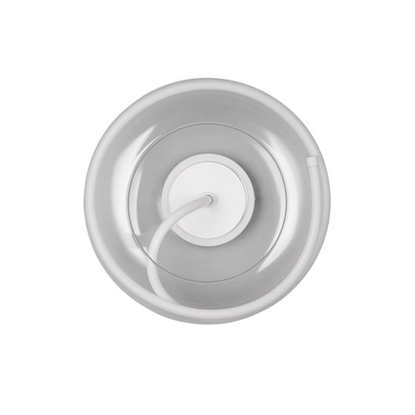 Plafonnier LED TARSIA, blanc mat, 26 W, 4000 K, 3500 lm, Ø 40 cm, dimmable avec interrupteur, IP20