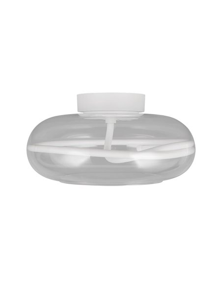 Plafón LED TARSIA blanco mate 26W 4000K 3500lm Ø40cm regulable switch dimmer IP20