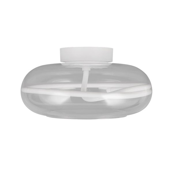 Plafón LED TARSIA blanco mate 26W 4000K 3500lm Ø40cm regulable switch dimmer IP20