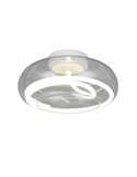 Plafón LED TARSIA blanco mate 26W 4000K 3500lm Ø40cm regulable switch dimmer IP20