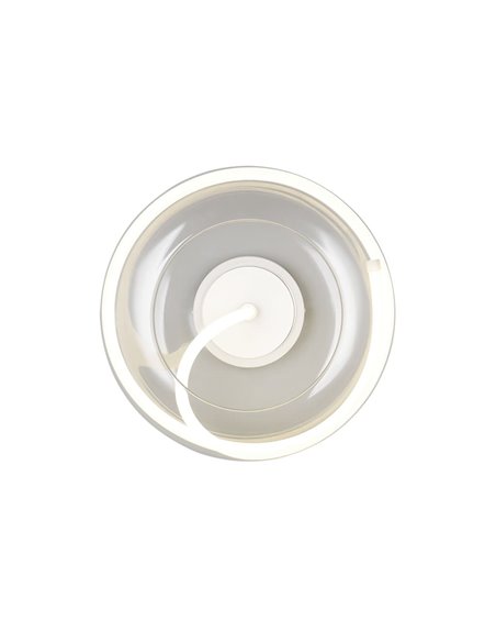 Plafón LED TARSIA blanco mate 26W 4000K 3500lm Ø40cm regulable switch dimmer IP20