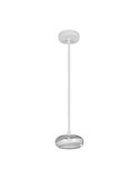 Lámpara colgante LED TARSIA blanco mate 18W 4000K 2400Lm Ø21cm H: 150cm regulable switch dimmer