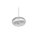Lámpara colgante LED TARSIA blanco mate 18W 4000K 2400Lm Ø21cm H: 150cm regulable switch dimmer
