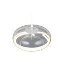 Lámpara colgante LED TARSIA negro mate 18W 4000K 2400lm Ø40cm H:150cm regulable switch dimmer IP20