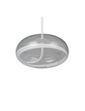 Lámpara colgante LED TARSIA negro mate 18W 4000K 2400lm Ø40cm H:150cm regulable switch dimmer IP20