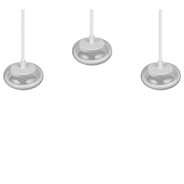 Suspension LED TARSIA, blanche, 3 lumières, 36 W, 1667 lm, 4000 K, IP20, dimmable, 915 x 1500 mm