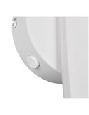 Aplique LED elegante NAPOLI con esfera blanca 11W 2300K-3000K-4000K 1200Lm H:34,5cm IP20
