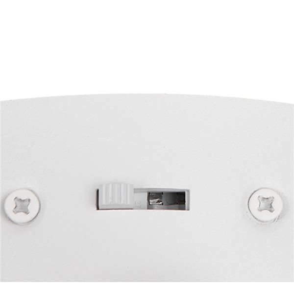 Aplique LED elegante NAPOLI con esfera blanca 11W 2300K-3000K-4000K 1200Lm H:34,5cm IP20