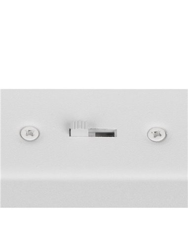 Lámpara colgante LED elegante NAPOLI blanca con 2 esferas 27W 3200Lm 2300K-3000K-4000K 820x1500mm