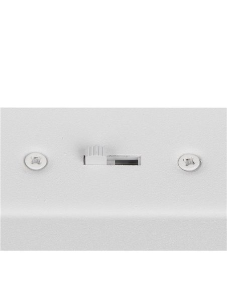 Lámpara colgante LED elegante NAPOLI blanca con 2 esferas 27W 3200Lm 2300K-3000K-4000K 820x1500mm