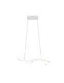 Lámpara colgante LED elegante NAPOLI blanca con 2 esferas 27W 3200Lm 2300K-3000K-4000K 820x1500mm
