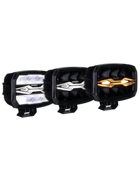 Faro de Carretera LED X-Spider Ninja | Largo Alcance, Posición y Advertencia | IP69K | 12V 24V | HR, A, XA1