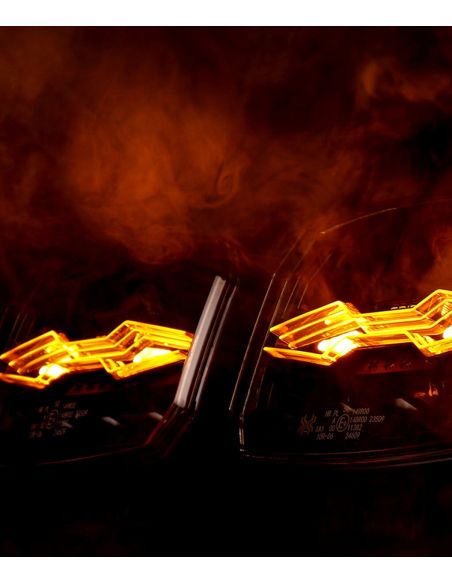 Phare LED longue portée X-Spider Ninja | Longue portée, positionnement et avertissement | IP69K | 12 V/24 V | HR, A, XA1