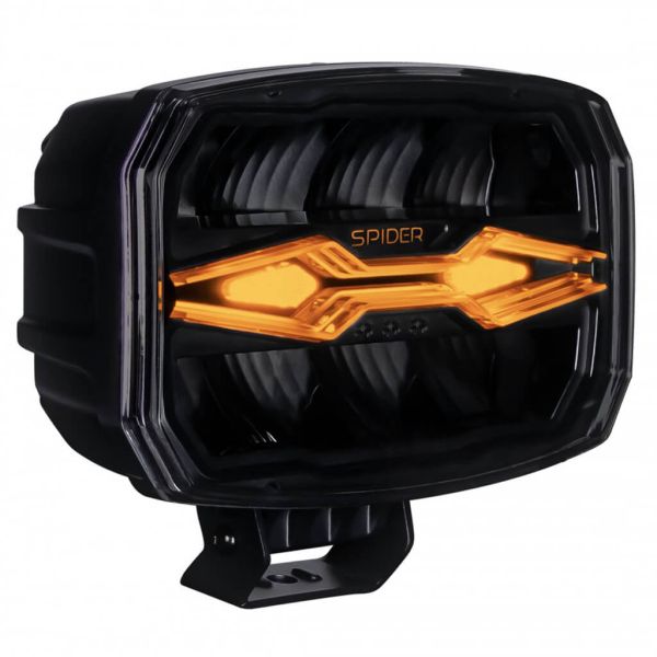 Phare LED longue portée X-Spider Ninja | Longue portée, positionnement et avertissement | IP69K | 12 V/24 V | HR, A, XA1