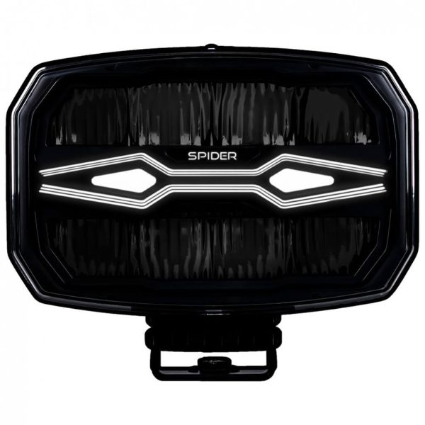 Farol de LED X-Spider Ninja com Feixe Alto | Longo Alcance, Luz de Posição e Alerta | IP69K | 12V 24V | HR, A, XA1