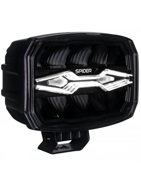 Farol de LED X-Spider Ninja com Feixe Alto | Longo Alcance, Luz de Posição e Alerta | IP69K | 12V 24V | HR, A, XA1