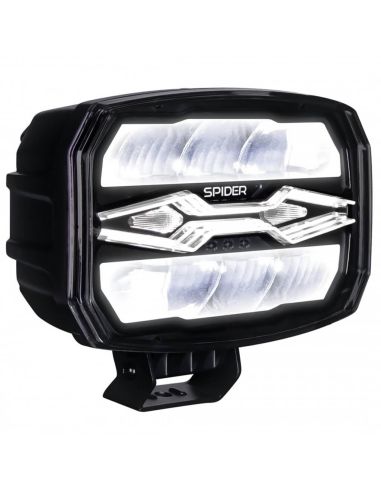 Phare LED longue portée X-Spider Ninja | Longue portée, positionnement et avertissement | IP69K | 12 V/24 V | HR, A, XA1