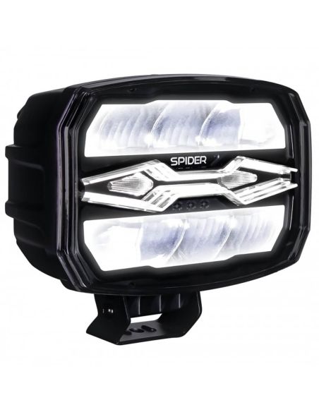 Phare LED longue portée X-Spider Ninja | Longue portée, positionnement et avertissement | IP69K | 12 V/24 V | HR, A, XA1