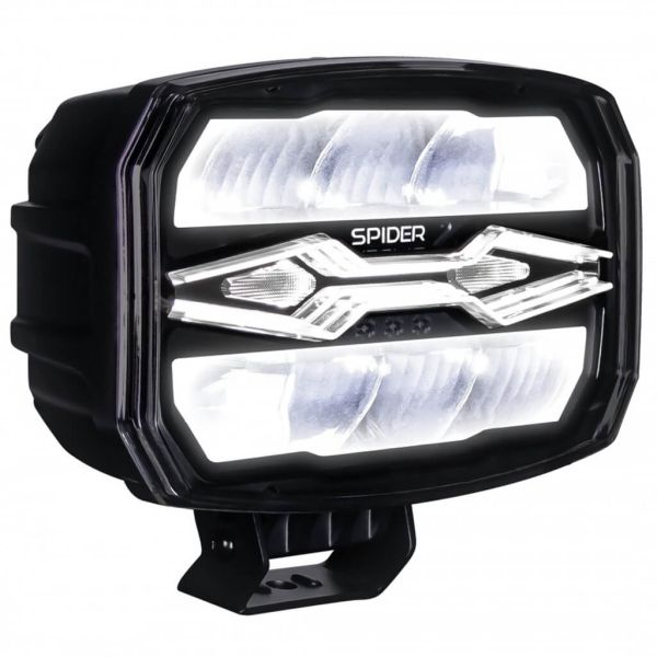 Farol de LED X-Spider Ninja com Feixe Alto | Longo Alcance, Luz de Posição e Alerta | IP69K | 12V 24V | HR, A, XA1