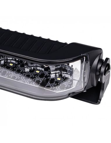 Detalle Barra LED 527mm X-Spider Venom | Largo Alcance HR | Posición Blanca A y Advertencia Ámbar XA1 | 12/24V