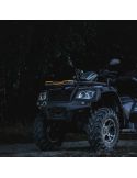 Quad Barra LED 527mm X-Spider Venom | Largo Alcance HR | Posición Blanca A y Advertencia Ámbar XA1 | 12/24V