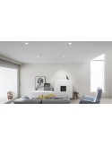 Estancia moderna con Pointer LED instalados | Downlight LED redondos | LeonLeds Iluminación LED