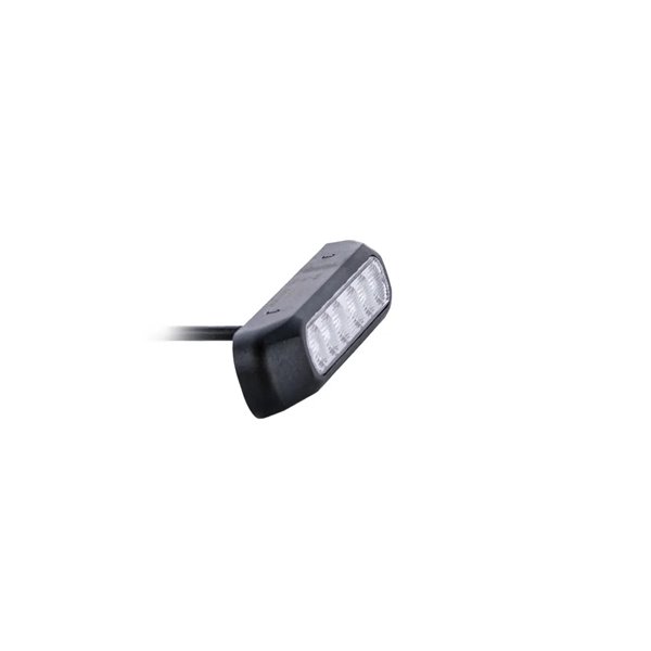 Feu arrière à LED FT-336, 2 fonctions : feu stop/position, câble de 1 mètre, 12/24 V, 132 mm, homologué R1 S1