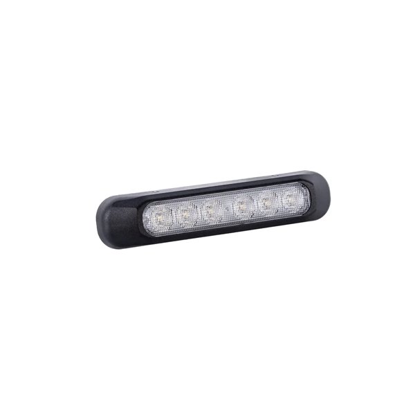 Piloto LED trasero FT-336 LED 2 funciones FRENO/POSICIÓN cable 1metro, 12/24V 132mm Homologación R1 S1