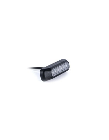 Piloto LED Intermitente FT-337 LED, luz de indicación con cable 1metro, 12/30V 132mm Homologación 1 2a