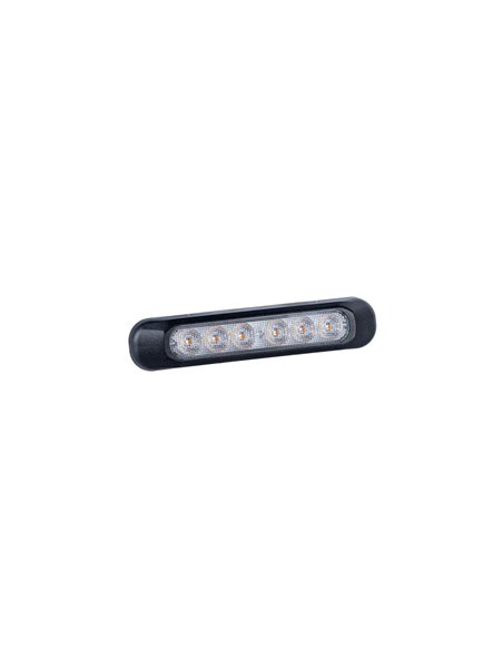 Piloto LED Intermitente FT-337 LED, luz de indicación con cable 1metro, 12/30V 132mm Homologación 1 2a