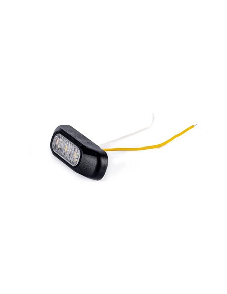Mini piloto LED Intermitente FT-211 LED con cable 0,15metros, luz de indicación, 12/30V 84mm Homologación 1 2a R10