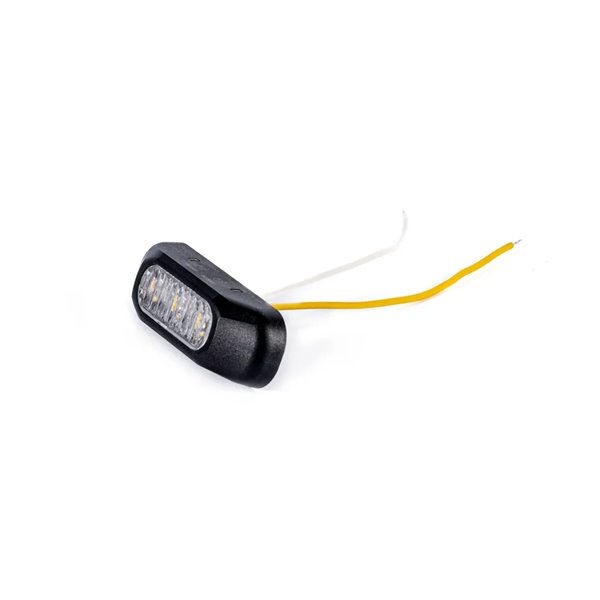 Mini piloto LED Intermitente FT-211 LED con cable 0,15metros, luz de indicación, 12/30V 84mm Homologación 1 2a R10