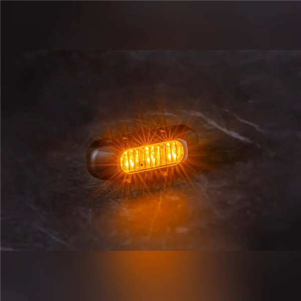 Mini piloto LED Intermitente FT-211 LED con cable 0,15metros, luz de indicación, 12/30V 84mm Homologación 1 2a R10