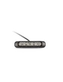 Piloto estroboscópico rojo  LED FT-200 C LED ADR, luz de advertencia LED roja, cable 1metro, 12/30V 132mm Homologación XR1