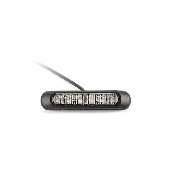 Piloto estroboscópico rojo  LED FT-200 C LED ADR, luz de advertencia LED roja, cable 1metro, 12/30V 132mm Homologación XR1